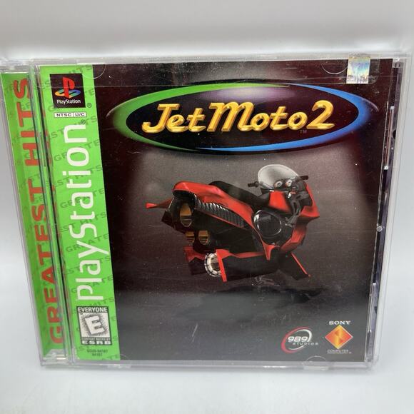 Jet Moto 2 (Greatest Hits) PS1 - Tested, CIB & Free Ship! - Picture 1 of 6